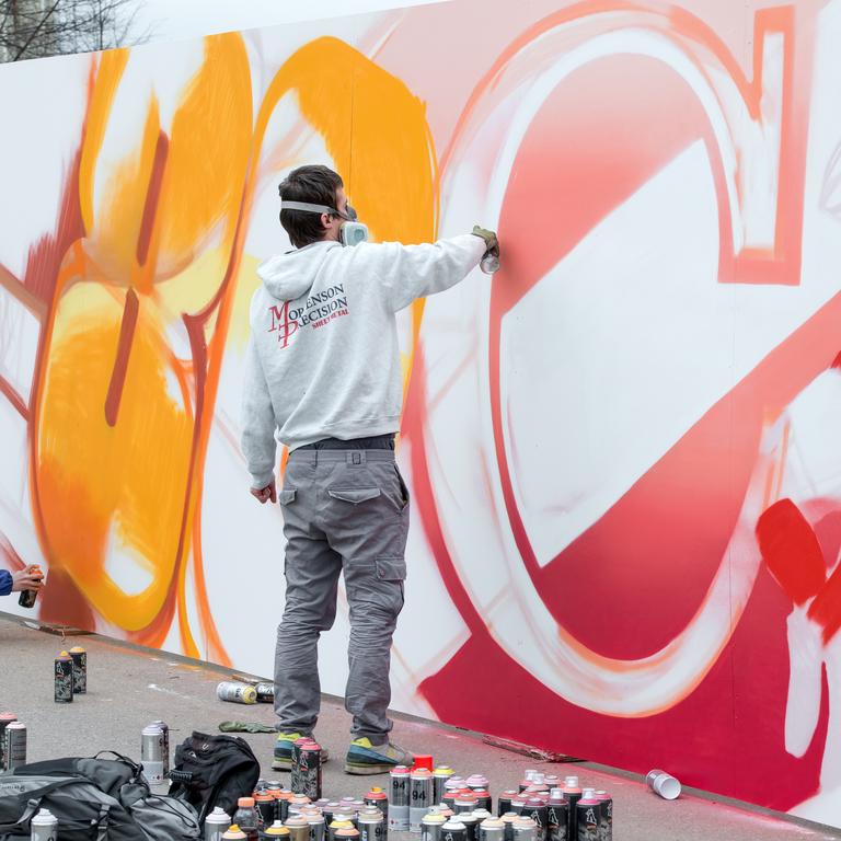 Der Street Art Künstler Der Street Art Künstler